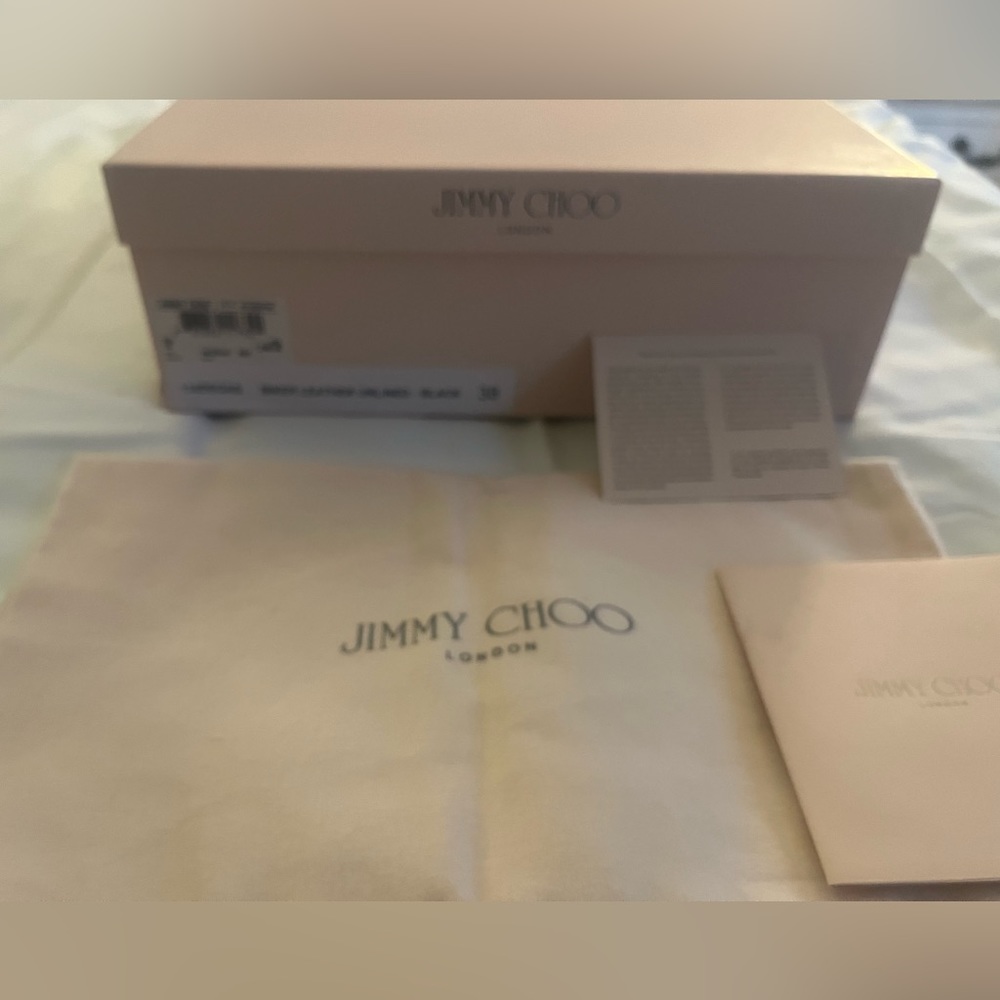 Authentic Jimmy Choo Open Toe Bootie - image 6